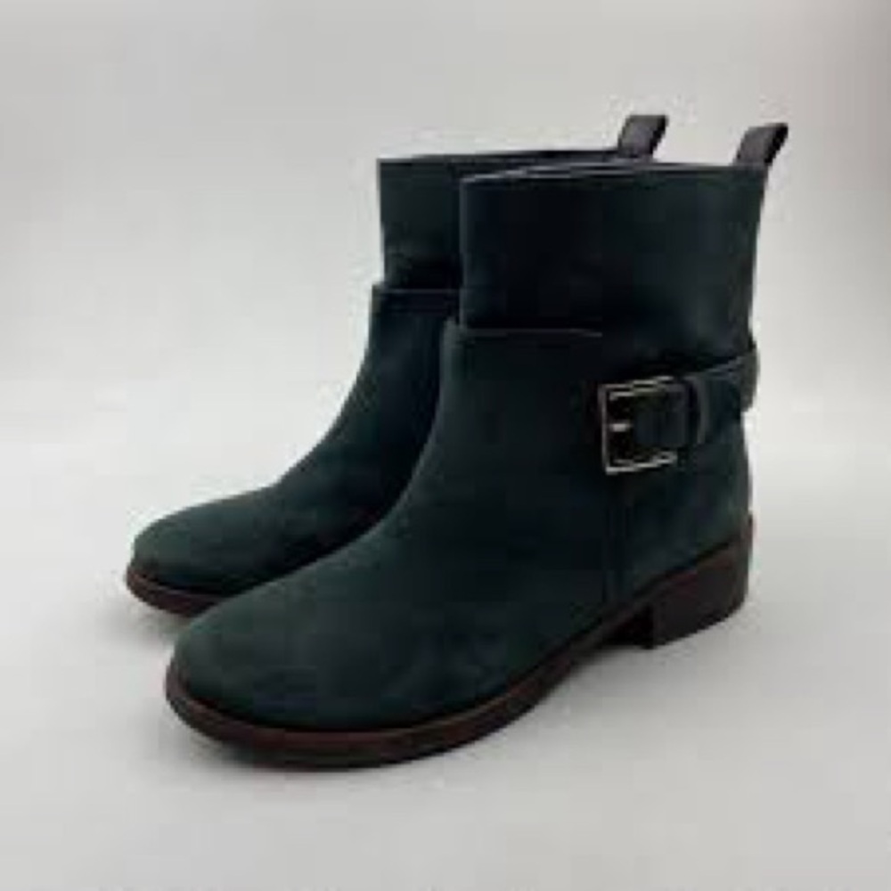 Tory Burch Dark Ankle Boots with Buckle